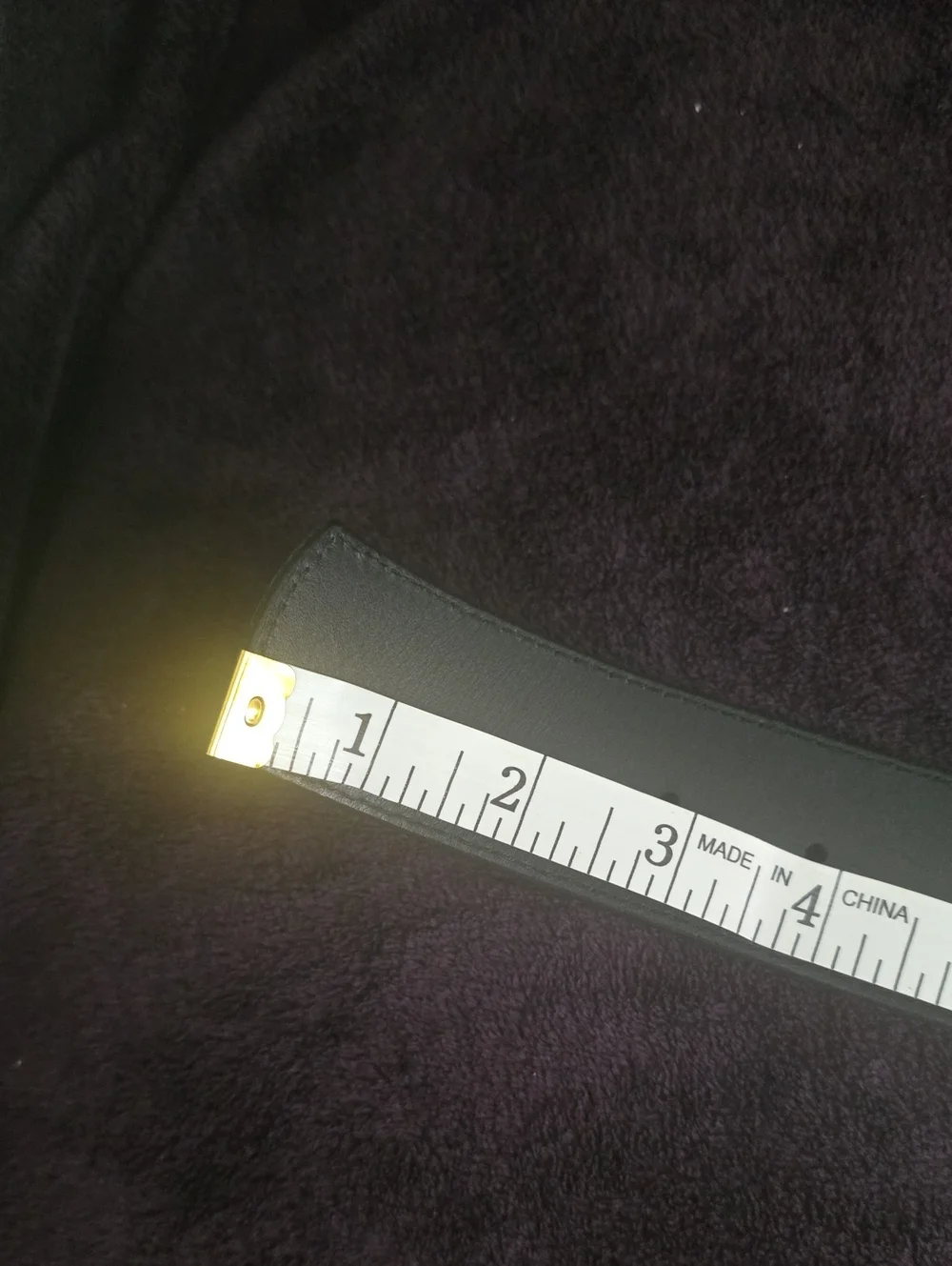 Tory Burch Buckle Black Leather Belt
